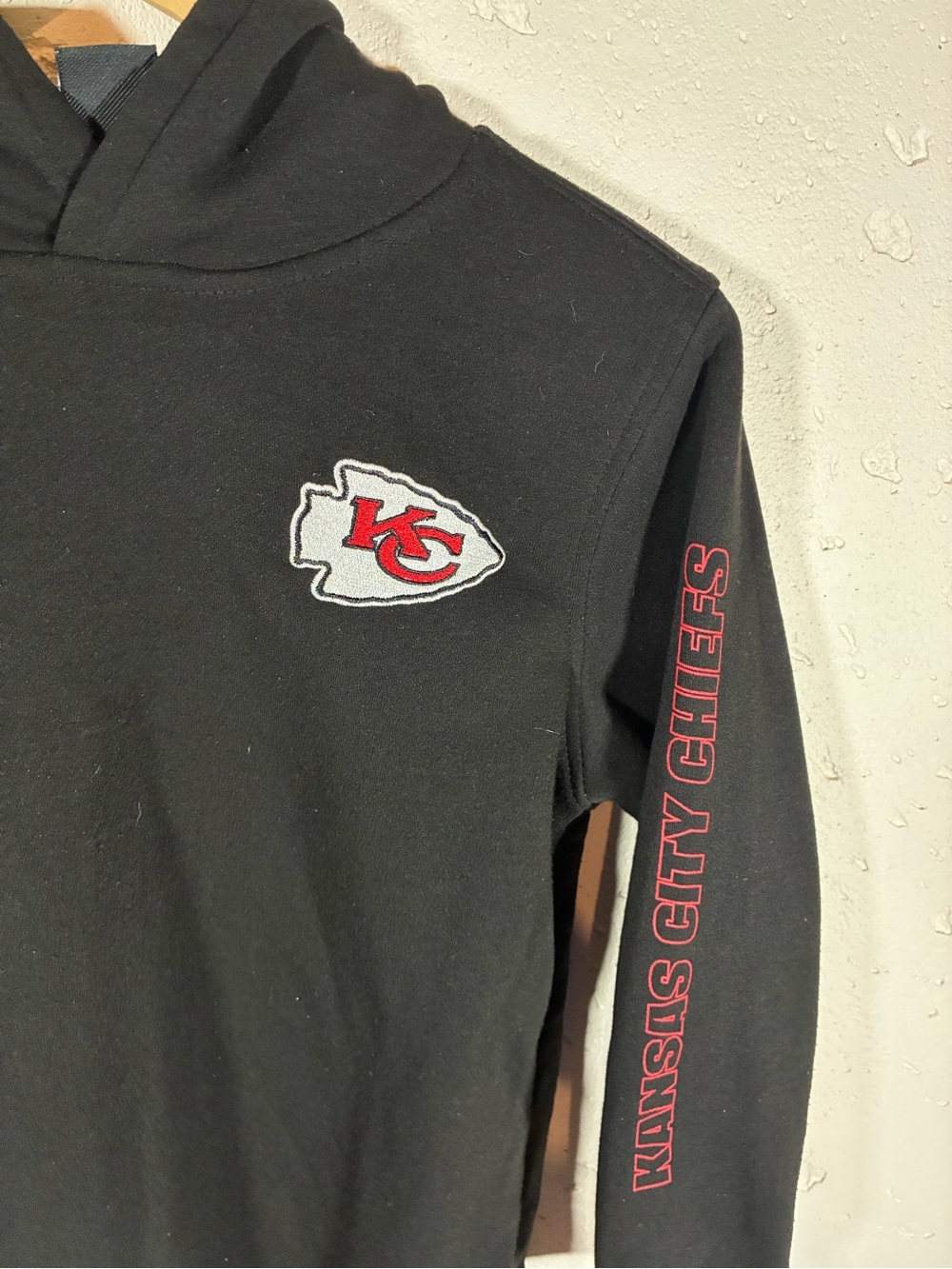 Kansas City Chiefs black Youth Hoodie